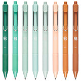 BLIEVE - Black Ink Gel Pens With Cool Matte Finish, Aesthetic and Cute Pens With Smooth Writing For Journaling And Bible Note Ta