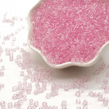 Pink Glass Seed Beads 5000 Pcs, 3mm Small Craft Pony Beads Bulk for Bracelets, DIY Necklace Ring Waist Chain