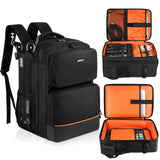 Audio Mixer Travel Case Fits for RODECaster Pro II,RODECaster Pro,RC Duo,Yamaha MG10XU,TC-Helicon GoXLR,Podcast DJ Mixer Backpac