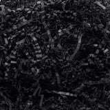 Wowxyz 2 LB Crinkle Cut Paper Shred Black Crinkle Shredded Paper - Gift Box Baskets Bag Filler - Confetti Stuffing for Birthday,