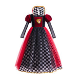 Dressy Daisy Little Girls Wonderland Red Heart Queen Halloween Costume Fancy Dress Up Party Outfit Size 8-10