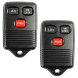 KeylessOption Key Fob Replacement for 1993 1994 1995 1996 1997 1998 Ford Lincoln Mercury Keyless Entry Remote Car Control, 3-But