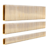 SITLDY 1200-Count 18 Gauge 1/4 Inch Narrow Crown Staples (1/2+3/4+1), 400 per Size, Heavy Duty Beveled Chiseled Pointed Galvaniz