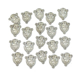 Jesus Hail Mary Holy Mother Virgin Links Necklace Making, Silver Charms For Rosary Bracelet Pendant Connector Findings Charms Ba