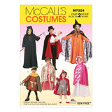 McCalls Costumes M7224, Childrens Costume Cape and Tunic Sewing Pattern