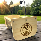 Persoanlzied Garden Harvest Basket Large Vegetable Hod for Gardeners with Logo And Custom Text- Maine Hod Garden Basket with Rot