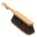 REDECKER Horsehair Hand Brush with Oiled Beechwood Handle, 11-3/4-Inches - Horsehair Brush for Kitchen - Hand Brush Horse Hair W