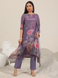 Libas Women'S Silk Blend Kurta Set (400293_Mauve_M)