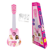 Lexibook Barbie, My First Guitar for Children, 6 Nylon Strings, 21 Long, Guide Included, Pink, K200BB