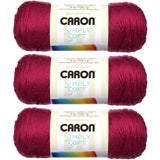Caron Simply Soft Yarn Solids (3Pack) Fuchsia H970039764