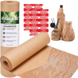 Neworld Honeycomb Packing Paper,15 x 131 Eco Friendly Bubble Cushioning Wrap for Moving,Products & Gifts Wrapping Paper,Recycla