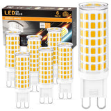 hansang G9 Led Bulb,6W(60W Halogen Bulb Replacement), Chandelier Light Bulbs,88 LEDs,Warm White 3000K,Non-dimmable,G9 Bi Pin Bas