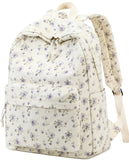 BTOOP School Backpack for Girls Teens Large Corduroy Bookbag Lightweight 15.6 inch Laptop Bag for Women Casual High School Colle