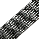 39CM/15.3Inches 6mm Natural Black Hematite Gemstone Loose Beads Strand Healing Crystal Energy Power Beads for Jewelry Making DIY