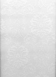 Brewster 4296705 Plouf Damask Paintable Wallpaper, White