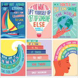 Sweetzer & Orange Growth Mindset Posters for Middle and High School Classroom Decorations - Set of 6 Motivational Wall Art Decor