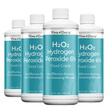 Viva Doria Hydrogen Peroxide 6 Percent, 20 Volume, Food Grade, 16 Fluid Ounce (4 Pack)