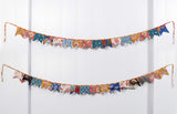Ravaiyaa Attitude is everything Handmade Cotton Fabric Banner Bunting Multi Color Flag Birthday Party Baby Shower Decoration H