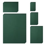 Silunkia 100 Sheets Dark Green Cardstock 5 Assorted Size Certificates Paper, 200gsm/75lb Thick Green Paper Card Stock for DIY Ca