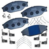 Bendix Premium SBM434 Semi-Metallic Front Brake Pads for Toyota Pickup 1995-1989, T100 1998-1993