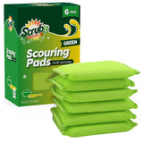 SCRUBIT MultiPurpose Scouring Pad NonScratch Cleaning Sponges for Pots, Pans, Dishes, Utensils & NonStick Cookware Scrubb