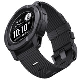 EKINGEEK Compatible with Garmin Instinct 2S Standard / 2S Solar Band, for instinct E 40mm Rugged Nylon Watch Band With Stainless