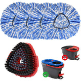 Spin Mop Replacement Head for O Ceda RinseClean 2 Tank System+ Scrub Brush