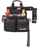 Hultafors Work Gear HT5663 Framers Nail & Tool Bag, Heavy Duty Ballistic Polyester, StayOpen Design, Steel Hammer Loop, Tape M