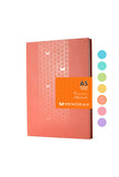 Menorah A5 Dot Grid Notebook160 Pages,100GsmDotted Journal 2024 Unicorn Notebook For Girls(21Cmx14.8Cm) Hard Case BoundC