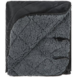REDCAMP Large Camping Blanket with Sherpa Lining, Cold Weather Warm Outdoor Blanket Windproof for Camping Stadium, Machine Washa