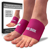 SB SOX Arch Support Sleeves for Plantar Fasciitis Relief (1 Pair) - Foot Compression Sleeves for Plantar Fasciitis and Arch Supp