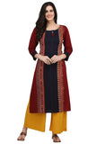 Gosriki Women'S Rayon Kurta (Kur190004-Xxl_2Xl_Multicoloured),2xl,,B07QCD8GRX