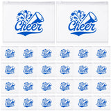 Sunnyray 60 Pcs Cheer Team Gifts Bulk Cosmetic Makeup Bags for Cheerleader Sport Team Inspirational EVA Bag Women Makeup Toiletr