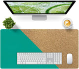 Bloss Green Desk Mat, Leather Desk Pad, Desk Matt for Desktop, Waterproof Desk Pad Mat, Computer Mat for Office Work/Home/Decor/