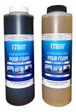Fiberglass Supply Depot 2 Lb Density Expanding Pour Foam, 2 Part Polyurethane Closed Cell Liquid Foam for Boat and Dock Flotatio