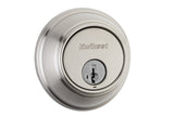 Kwikset 816 Key Control Deadbolt Lock, Round Satin Nickel Exterior Keyed Front Entry Door, Pick Resistant SmartKey Rekey Securit