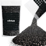 v1rtus Glitter Grout Additive 100g Black | for Mosaic Tiles, Bathrooms, Wet Rooms, Kitchens, Tiled Based Rooms and Cement Based