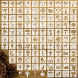 Fainne 100 Pcs Stencils for Painting on Wood Reusable Stencil Crafts Drawing Templates Holiday Wall Paper for DIY Scrapbook Home