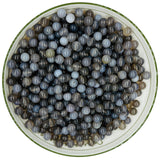WHNKFB 6mm 100PCS Natural Gray Agate Round Beads, Banded Loose Stone Beads for Jewelry Making Craft - 4mm 6mm 8mm 10mm Options w