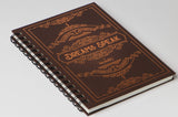 Numic Dreams Speak Collection | Dark Brown Colour Hardbound Cover | A5 Size Spiral/Wiro Notebook | Ruled Lines/Pages | | 160 Pag