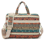 kayond Red Bohemia Patten Waterproof Laptop Shoulder Messenger Bag Case Sleeve for 12 Inch 13.3 Inch Laptop