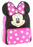 Minnie Mouse Big Face Little Girl 10 Backpack