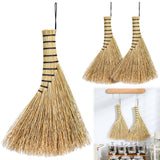 Suclain 2 Pack Corn Whisk Brooms, 12 Inch Small Hand Brooms