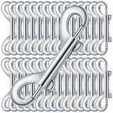 Hotop 80 Pcs 3.5 Inch Double Ended Bolt Snaps Hooks Zinc Alloy Trigger Chain Metal Clips Key Holder for Linking Key Chain Dog Le
