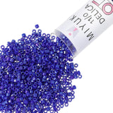 Miyuki Delica Seed Beads - Size 11/0 (1.6 mm), DB0216, Opaque Royal Blue Luster, 7.2 g, Approx. 1440 Beads, Made in Japan