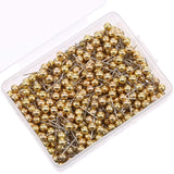 WILLBOND 500 Pack Map Push Pins Map Tacks Small Round Head Push Pins Thumb Tacks for Travel Picture Photo Bulletin Board Wall DI