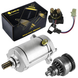 Caltric Starter & Drive Compatible With Yamaha Grizzly 600 Yfm600 Yfm-600 595Cc Engine 1998-2001 Relay Solenoid