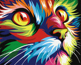 Cat Paint by Numbers Kit for Kids & Adults Beginner, Paint by Number Canvas Painting by Numbers, Kids Adults Paint by Number Kit