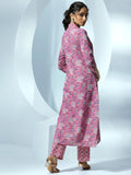 Libas Women'S Pure Cotton Kurta Set (48991_Pink Pink L