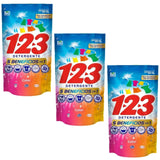 123 Detergente Liquid Detergent Color, 5 Benefits in 1, 1L, 3 Pack